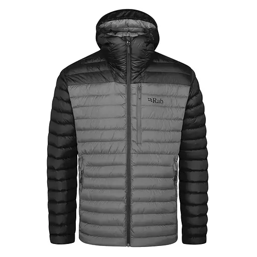 Куртка Rab Microlight Alpine Jacket Black/Graphite L (1033-RB QDB-12-BGP-LRG)