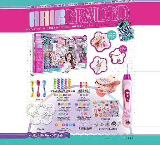 Набор украшений для волос, набор для создания причесок KSY965