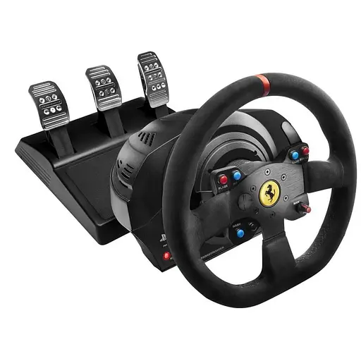Комплект (кермо, педалі) Thrustmaster T300 Ferrari Integral RW Alcantara edition Black (4160652)
