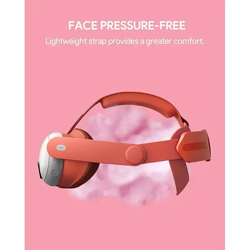Крепление на голову Aubika Color Head Strap для Meta Quest 3/3S Orange (140186) - фото 5