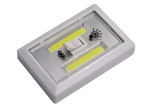 Светодиодный WD PL 601 COB светильник в виде выключателя на батарейках - фото 2