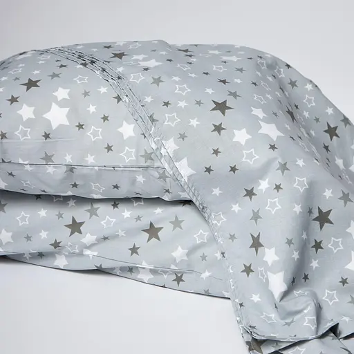 Постільний набір Moon&Star (підковдра 160х220 см + 2 наволочки 40х60 см) Бязь Gold Люкс Silver Stars - фото 4