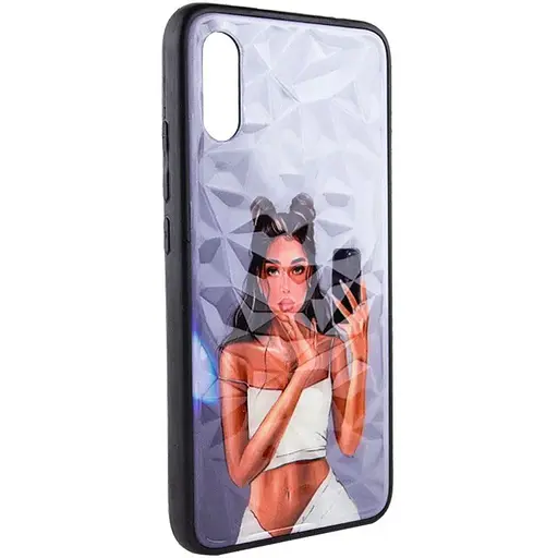 TPU+PC чехол Prisma Ladies для Xiaomi Redmi 7A Black in White
