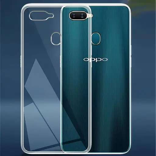 TPU чехол Epic Transparent 1,5mm для Oppo A5s/Oppo A12/A7 Бесцветный (прозрачный) - фото 2