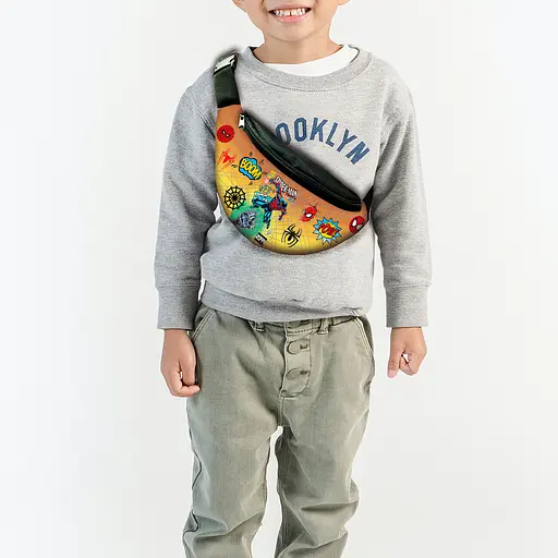 Сумка-бананка людина павук "Spider-Man" з принтом, 35х15см, дитяча, молодіжна (00027)