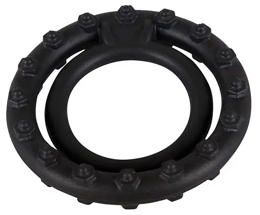 Эрекционное кольцо You2Toys Steely Cockring 3.7 см черный - фото 2