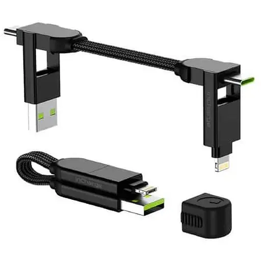 Кабель Rolling Square in Charge X 100W черный (X01WR)