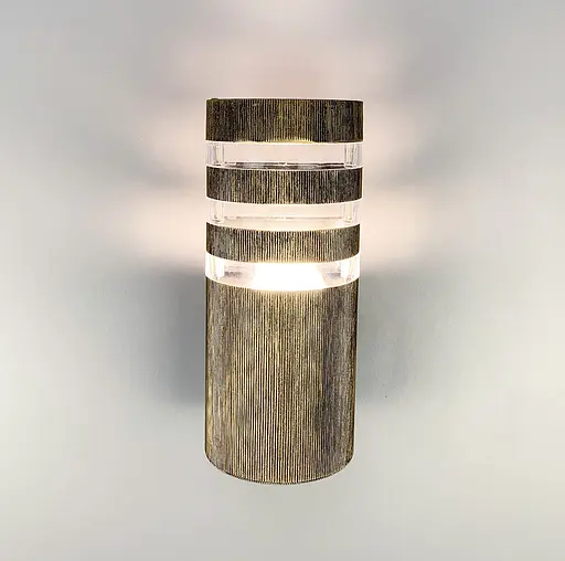 Настінний вуличний ліхтар під лампу Line F | Арт. 8021-1W BG - фото 1