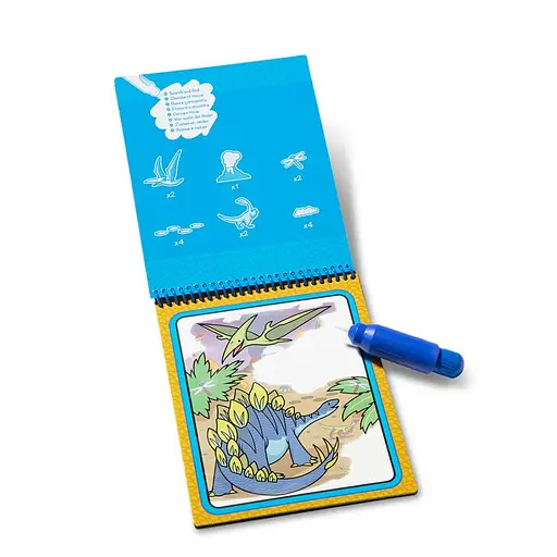 Водна розмальовка з ручкою Melissa & Doug Water WOW Динозаври (SM93204/6075166) - фото 2