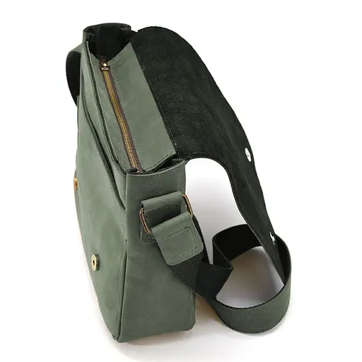 Чоловіча шкіряна сумка через плече TARWA 28х26х9 см sum0028295 - фото 8