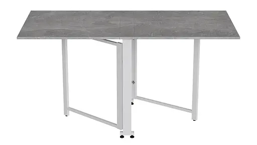 Стіл-книга трансформер Оріон 2 Ferrum-decor 750x1520x730 Білий метал ДСП Бетон 16 мм (FRD-104596) - фото 5