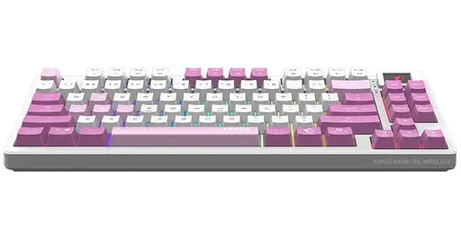 Клавіатура MSI FORGE GK600 TKL W VIOLET 83key USB-A/Wireless EN/UKR/RU RGB Violet (S11-43UAQ01-HH9) - фото 4