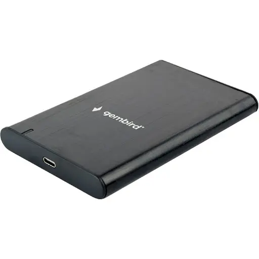 Зовнішня кишеня Gembird для 2.5" SATA USB Type-C 3.1 Black (EE2-U3S-6) - фото 1