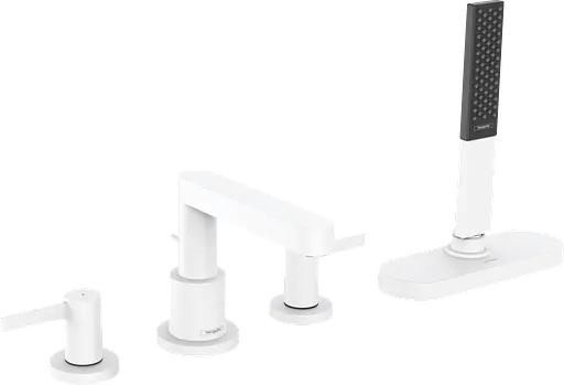 Змішувач для ванни Hansgrohe Finoris 76444700 білий матовий - фото 1