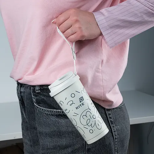 Термокружка Kite біла 550 мл (K25-1226-3) - фото 7