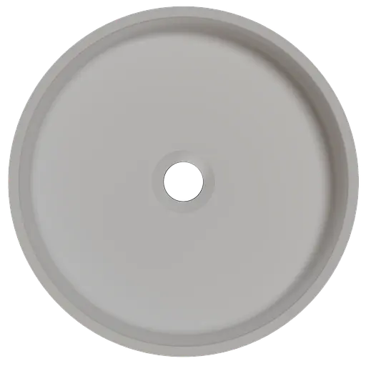Раковина матова накладна Amidicon Arena 39 з литого каменю ARENA_39_MAT, Білий матовий - фото 2
