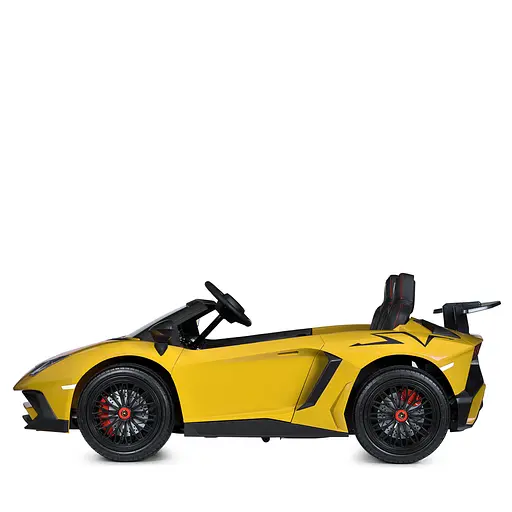 Електромобіль дитячий Bambi Lamborghini Racer M 5738AL-6 з музикою світлом Bluetooth та надувними колесами - фото 9