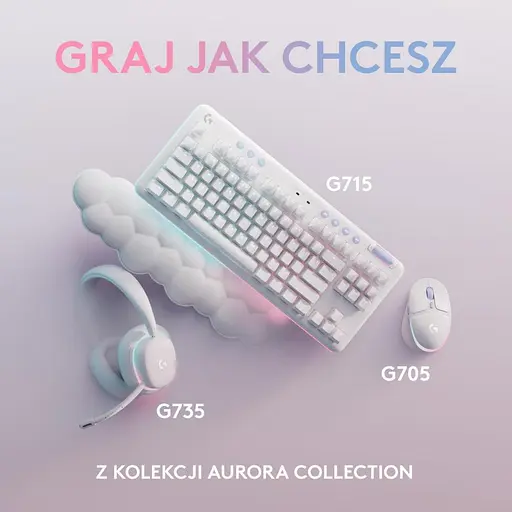 Навушники Logitech G735 Off White з мікрофоном (981-001083) - фото 8