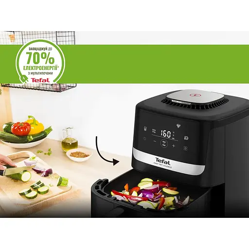 Мультипіч Tefal Easy Fry Silence 1670 Вт темно сіра-чорна (EY551HE0) - фото 9