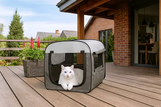 Сумка-переноска Trixie Tcamp 50x50x60 см сіра  - фото 4