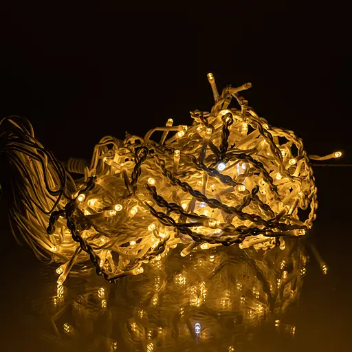 Вулична гірлянда Бахрома GarlandoPro 12 м 200 LED білий дріт Жовтий 12MWY