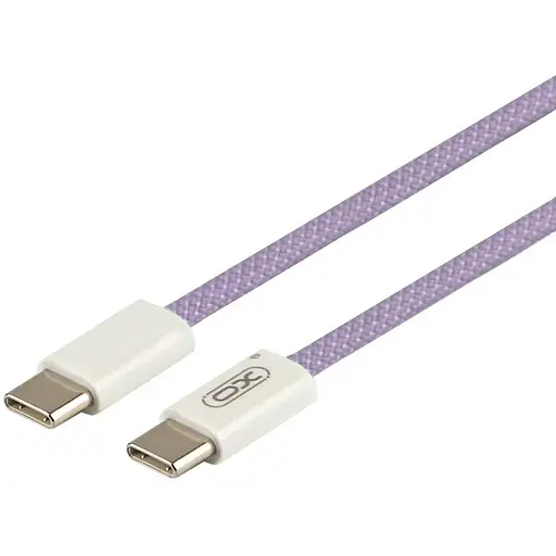 Комплект зарядного пристрою XO CE18 1Type-C PD/QC 30W Type-C to Type-C Violet - фото 4