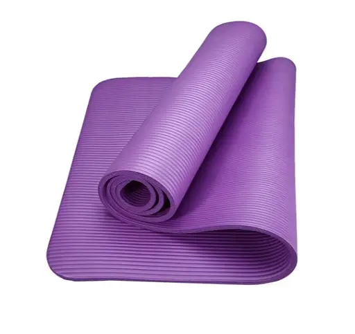 Коврик для йоги и фитнеса Power System PS-4017 NBR Fitness Yoga Mat Plus Purple (180х61х1) (PS-4017_Purple) - фото 5