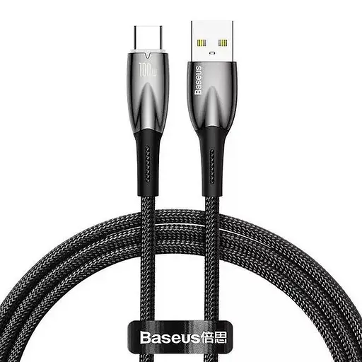 Кабель Baseus Glimmer Series 1 м USB - Type-C 100W CADH000401 - фото 1