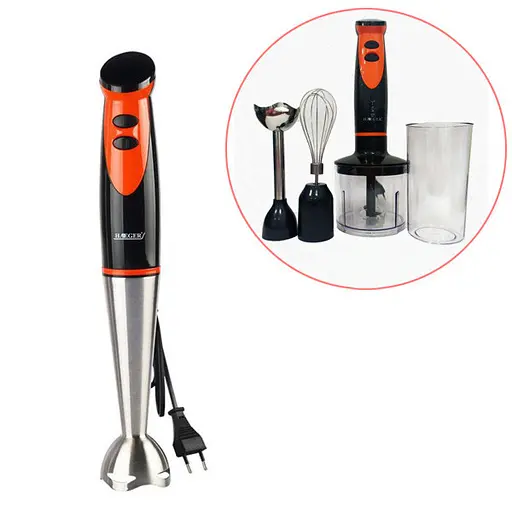 Стационарный ручной блендер Haeger HG-279 электрический 3в1 с насадками - фото 3