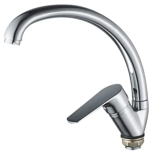 Змішувач для кухні DOMINO VITO DVO-203S з боковою ручкою елегантний для зручного використання та надійності