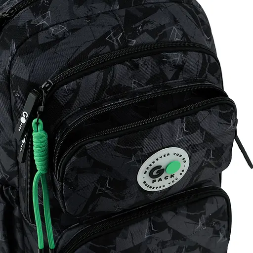 Рюкзак GoPack Education 120M-4 Unlimited Чорно-сірий (GO26-120M-4) - фото 11
