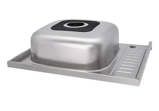 Кухонная мойка Brinex 6050-R 0.6 мм, накладная BRIN6050RSAT06 - фото 4