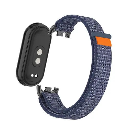 Ремінець Amazfeel для фітнес-браслета Mi Band 8 та 9 нейлоновий синій - фото 2