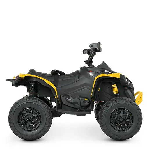 Електромобіль дитячий Bambi Квадроцикл M 5001EBLR-6 з пультом управління звуком і світлом Жовтий - фото 2