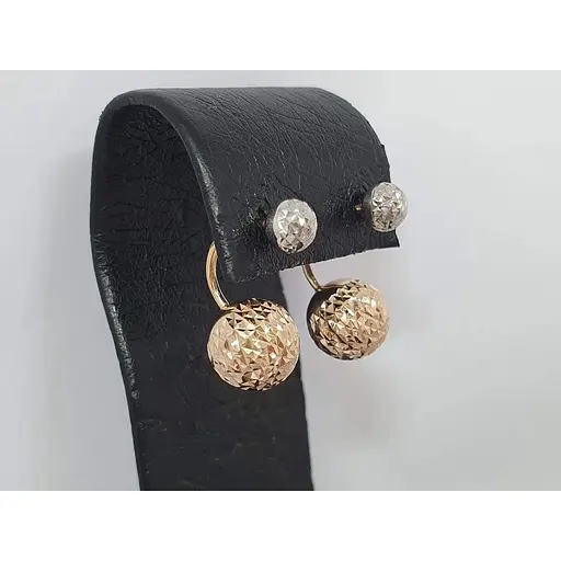 Золотые серьги Favoritum. 220336_9_А_КБ - фото 2