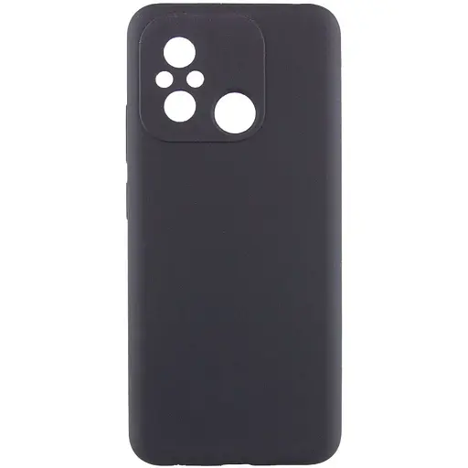 Чехол Lakshmi Silicone Cover Full Camera AAA для Xiaomi Redmi 12C Черный/Black - фото 1