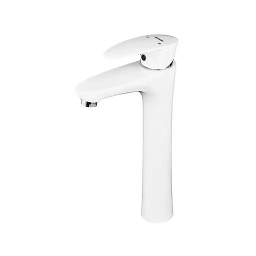 Змішувач для умивальника Plamix Cezar-001 High SET white PM0663 Білий - фото 1