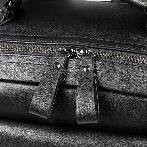 Мужской кожаный рюкзак John McDee 40х29х14 см sum0028448 - фото 9