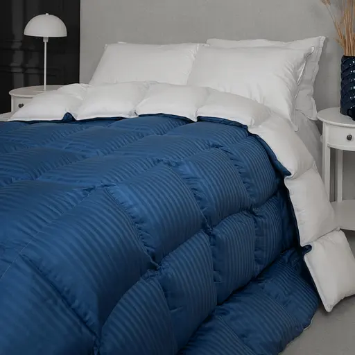 Ковдра пухова MirSon Valentino 031, king size, 240x220, блакитна (2200000018465) - фото 8