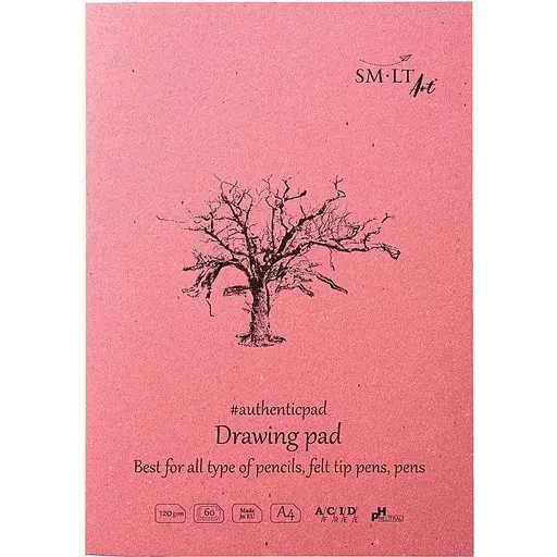 Блокнот-склейка для рисунку SM-LT Art Authentic А4 120г/м2 60л - фото 1