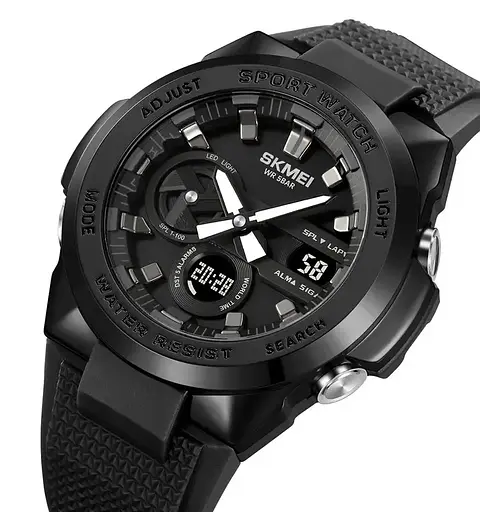 Часы мужские наручные спортивные Skmei 2105 (Черный) - фото 2