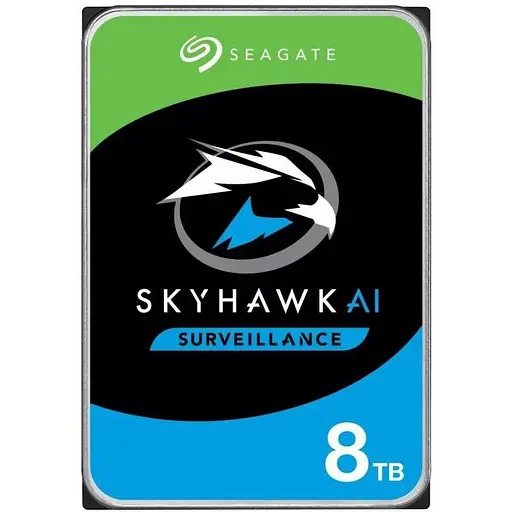 Накопитель Seagate HDD 3.5` SATA 8.0TB SkyHawk Surveillance 5400rpm 256MB (ST8000VX010)