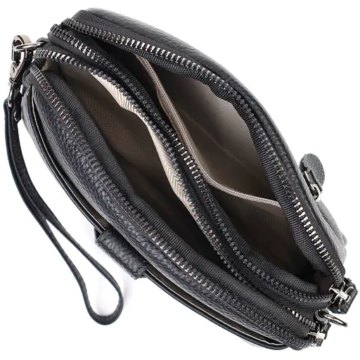 Клатч кожаный женский Vintage 19х12х7 см sum0022686 - фото 4