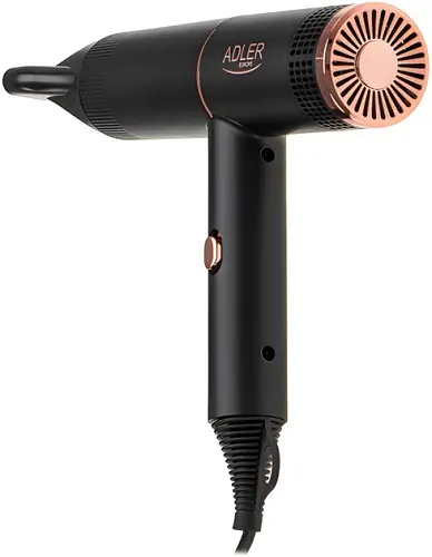 Фен Adler AD-2278, Black, 1400W, 2 скорости, 2 режима, ионизация, концентратор защита от перегрева - фото 3