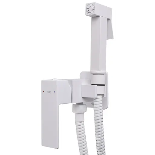 Набір гігієнічного душа прихованого монтажу Topaz Odiss To 18604-H62-WW, Білий - фото 1
