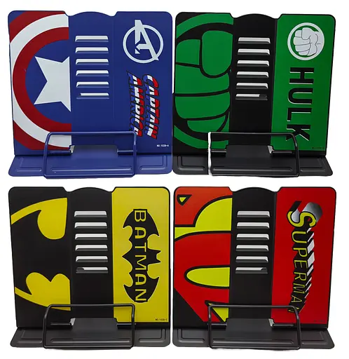 Підставка для книг металева Супергерой, MQ-1028 (В асортименті) - фото 2