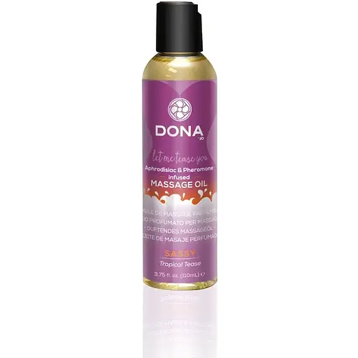 Массажное масло DONA Massage Oil SASSY - TROPICAL TEASE (110 мл)