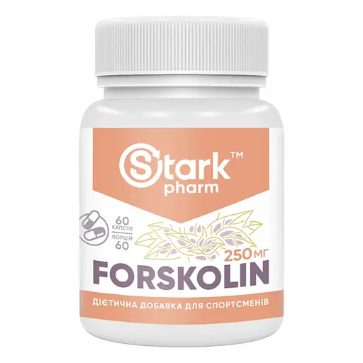 Форсколін Stark Pharm Stark Coleus Forskolin 250 mg 60 caps (1086-100-59-2922974-20)
