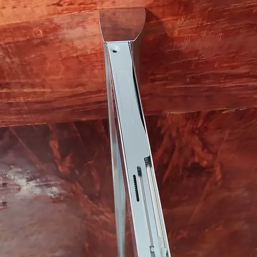 Дверь в нишу Koer SR SD05-120x200-TR-01 прозрачное стекло Easy Clean 6 мм, хром KR5405, универсальная, прозрачная, хром - фото 8