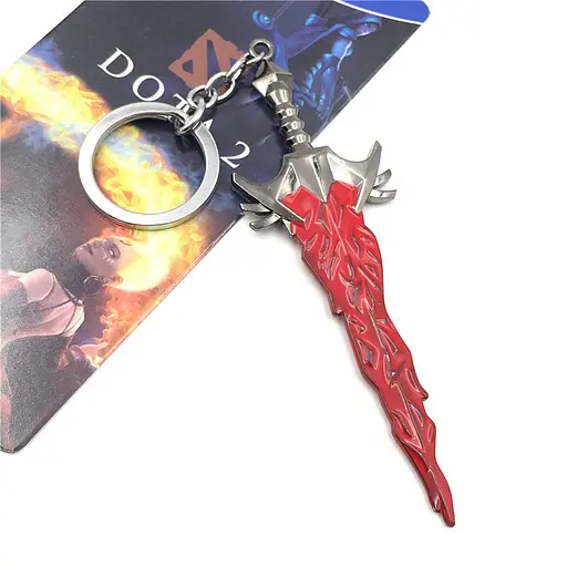 Брелок Доту 2 Вежа Кристал Меч Dota2 Couteau Tour 2 Cristal - фото 6